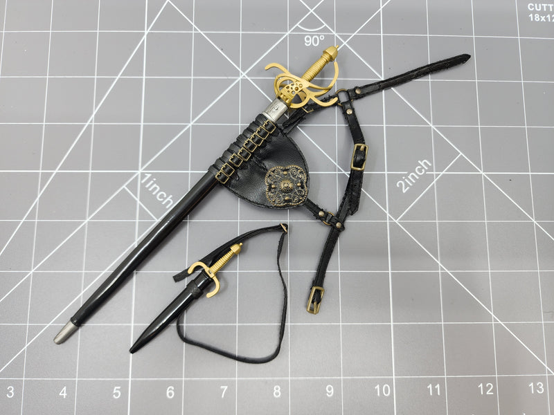 Load image into Gallery viewer, BAM 1/6 Zorro Sword And Dagger W/ Sheath (Blitzway)
