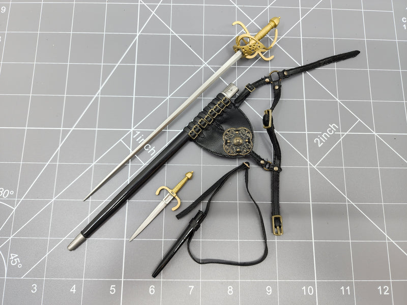 Load image into Gallery viewer, BAM 1/6 Zorro Sword And Dagger W/ Sheath (Blitzway)
