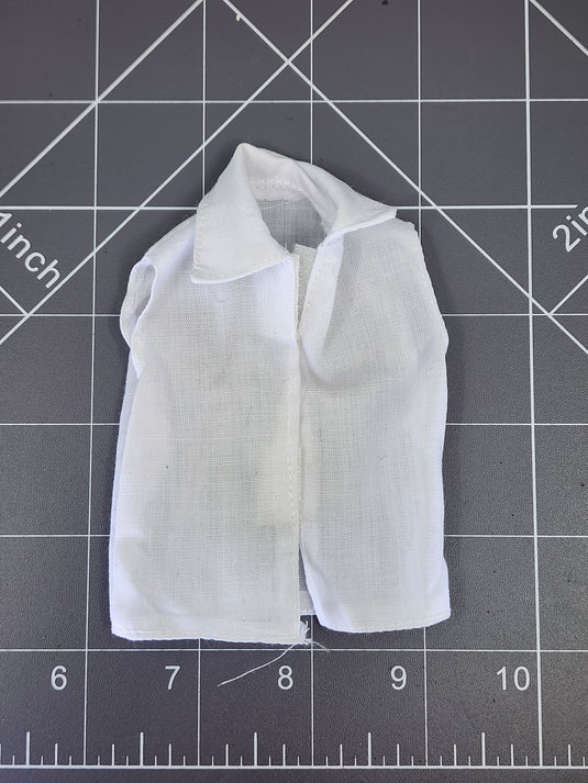 BAM 1/6 White Sleeveless Shirt W/ Collar