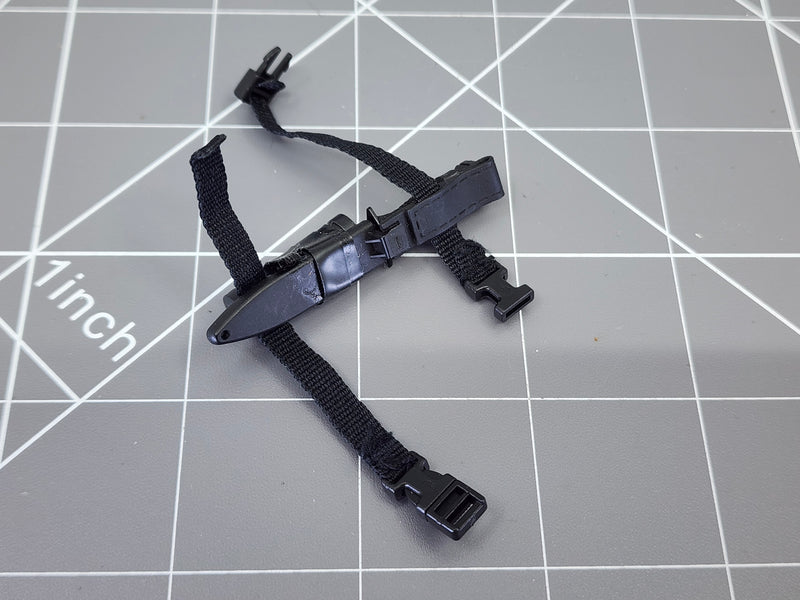 Load image into Gallery viewer, BAM 1/6 Black Boot Knife W/ Flare (Dragon)
