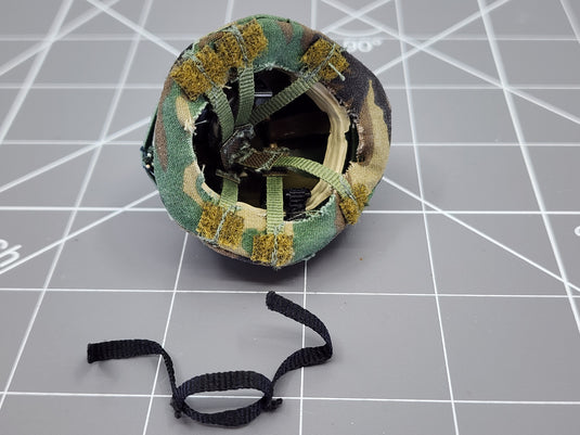 BAM 1/6 Woodlands Camo Helmet (Dragon)