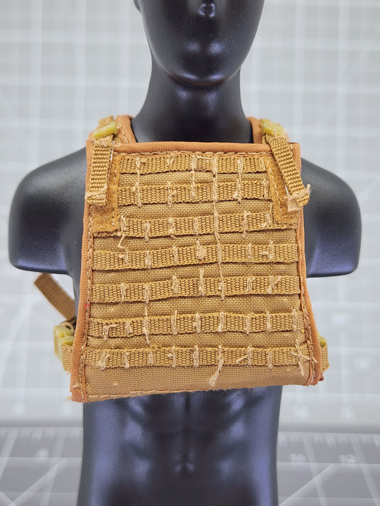 BAM 1/6 Coyote Tan Molle Plate Carrier Vest (Toy Soldier)