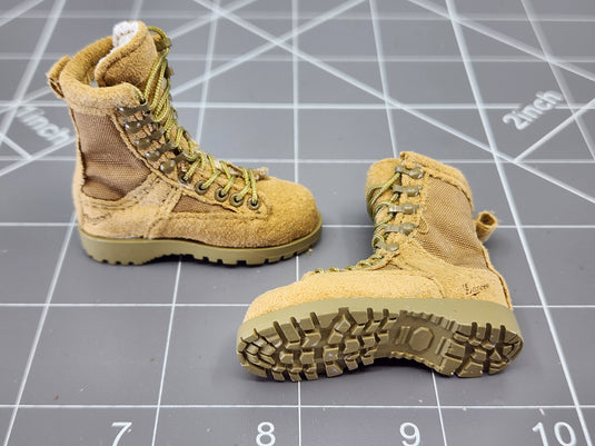 BAM 1/6 Coyote Tan Hiking Boots (Toy Soldier)