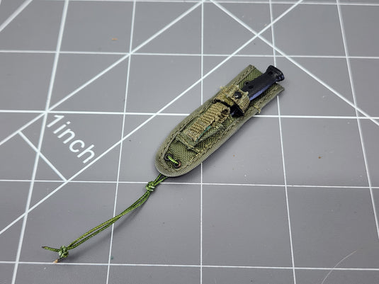 BAM 1/6 OD Green Sheath and Knife (Toy Soldier)