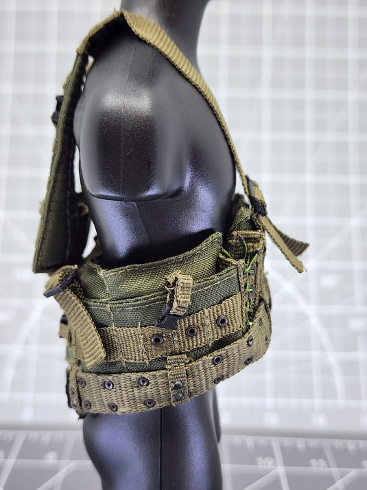 BAM 1/6 OD Green Chest Rig & Pouch Set (Toy Soldier)
