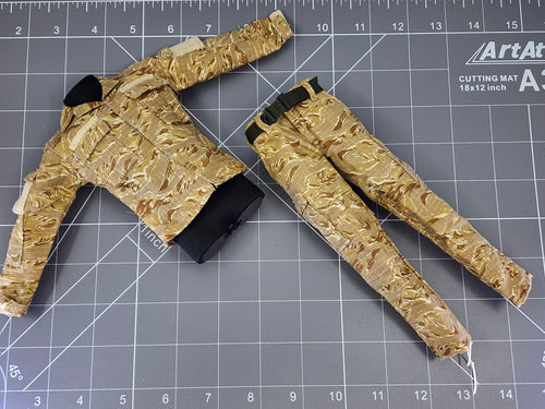 BAM 1/6 Desert Tiger Stripe Camo Navy Seal Uniform (ACE)
