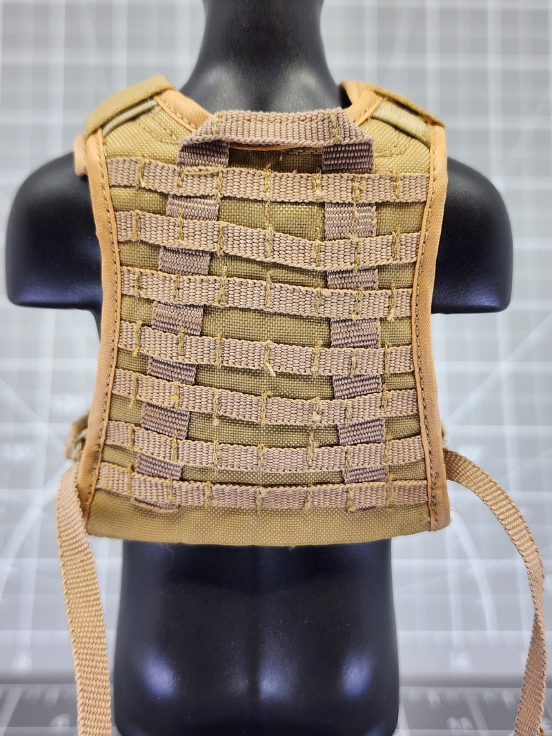 Load image into Gallery viewer, BAM 1/6 Coyote Tan Molle PLate Carrier Vest  (ACE)
