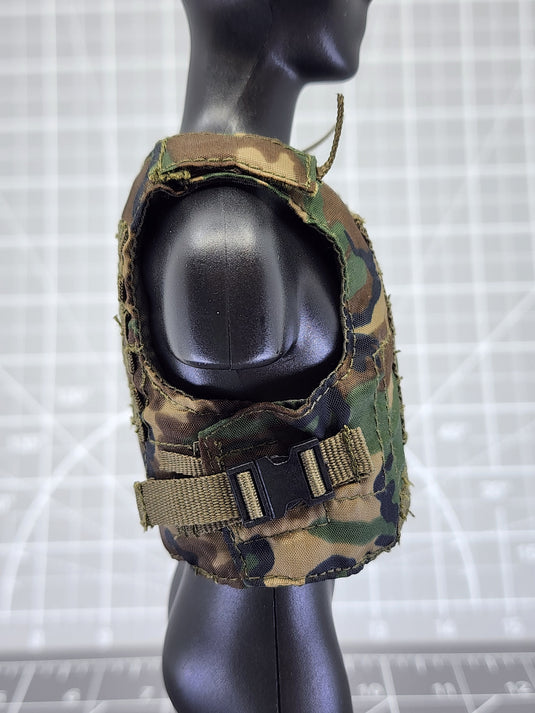 BAM 1/6 Woodlands Camo Molle Plate Carrier Vest (ACE)