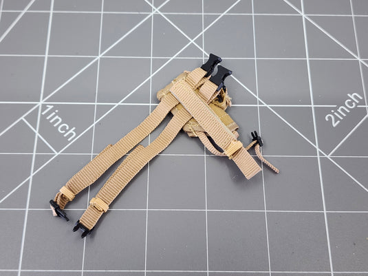 BAM 1/6 Coyote Tan Drop Leg Pistol Holster (ACE)