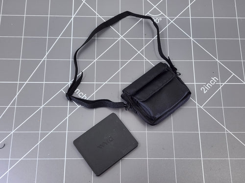 BAM 1/6 Black Computer Bag W/ Laptop (Ace)