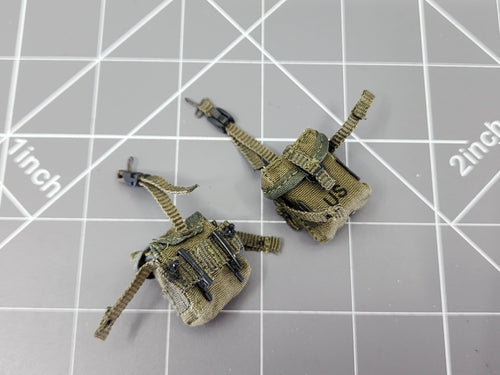 BAM 1/6 Vietnam OD Green Pouch Set (Toy Soldier)