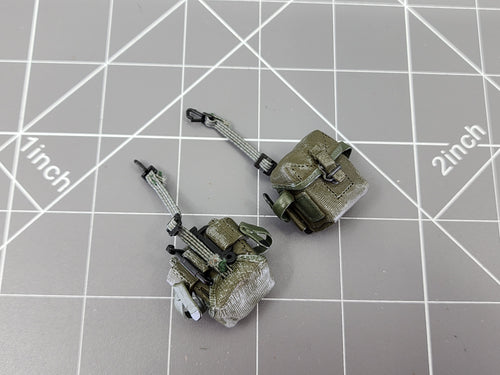 BAM 1/6 Vietnam OD Green Pouch Set (Dragon)