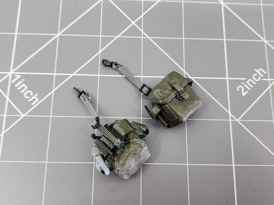 BAM 1/6 Vietnam OD Green Pouch Set (Dragon)