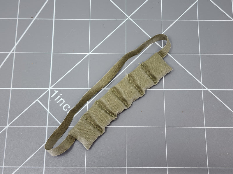 Load image into Gallery viewer, BAM 1/6 Vietnam OD Green Ammo Bandolier Weighted (DID)
