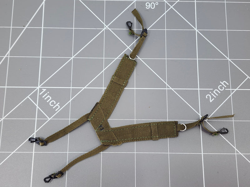 Load image into Gallery viewer, BAM 1/6 Vietnam OD Green H Type Harness (Dragon)

