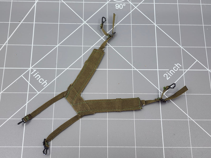 Load image into Gallery viewer, BAM 1/6 Vietnam OD Green H Type Harness (Dragon)
