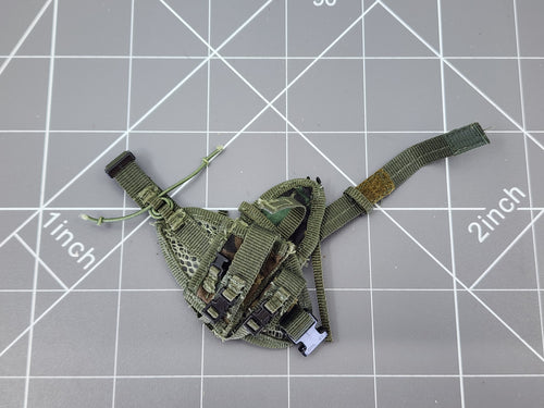 BAM 1/6 Woodlands Camo Drop Leg Holster (Dragon)