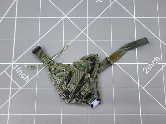 BAM 1/6 Woodlands Camo Drop Leg Holster (Dragon)