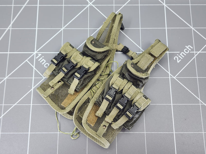 Load image into Gallery viewer, BAM 1/6 OD Green &amp; Mesh Vest W/ Ammo Pouches (Dragon)
