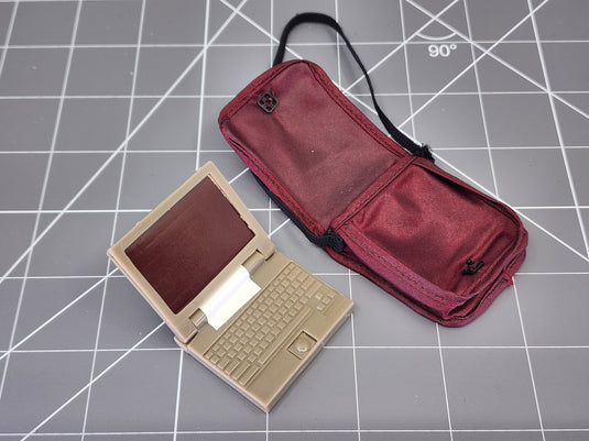 BAM 1/6 Maroon Laptop Satchel (Female)