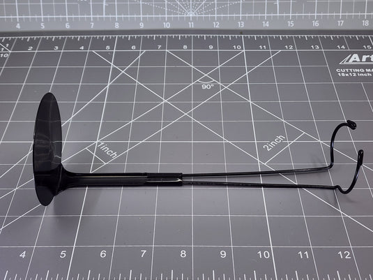 BAM 1/6 Black Round Figure Stand Metal