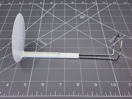 BAM 1/6 White Round Figure Stand Metal