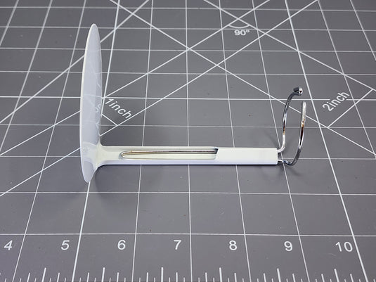 BAM 1/6 White Round Figure Stand Metal