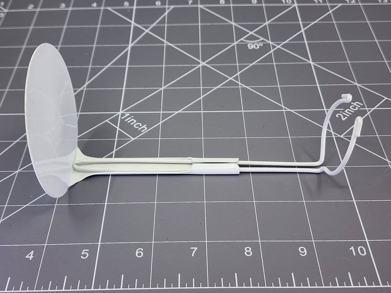 Load image into Gallery viewer, BAM 1/6 White Round Figure Stand Metal 2
