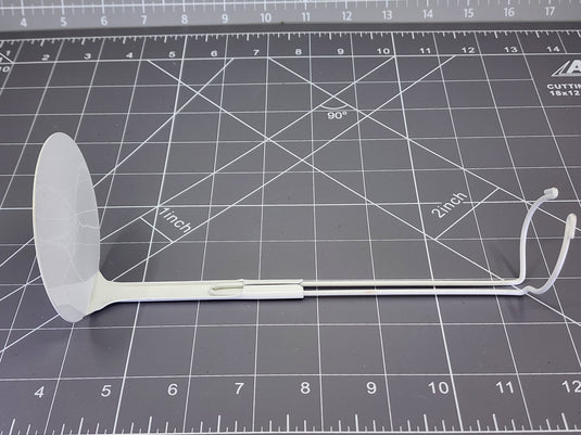 BAM 1/6 White Round Figure Stand Metal 2
