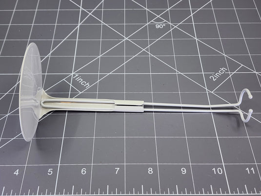 BAM 1/6 White Round Figure Stand Metal 3