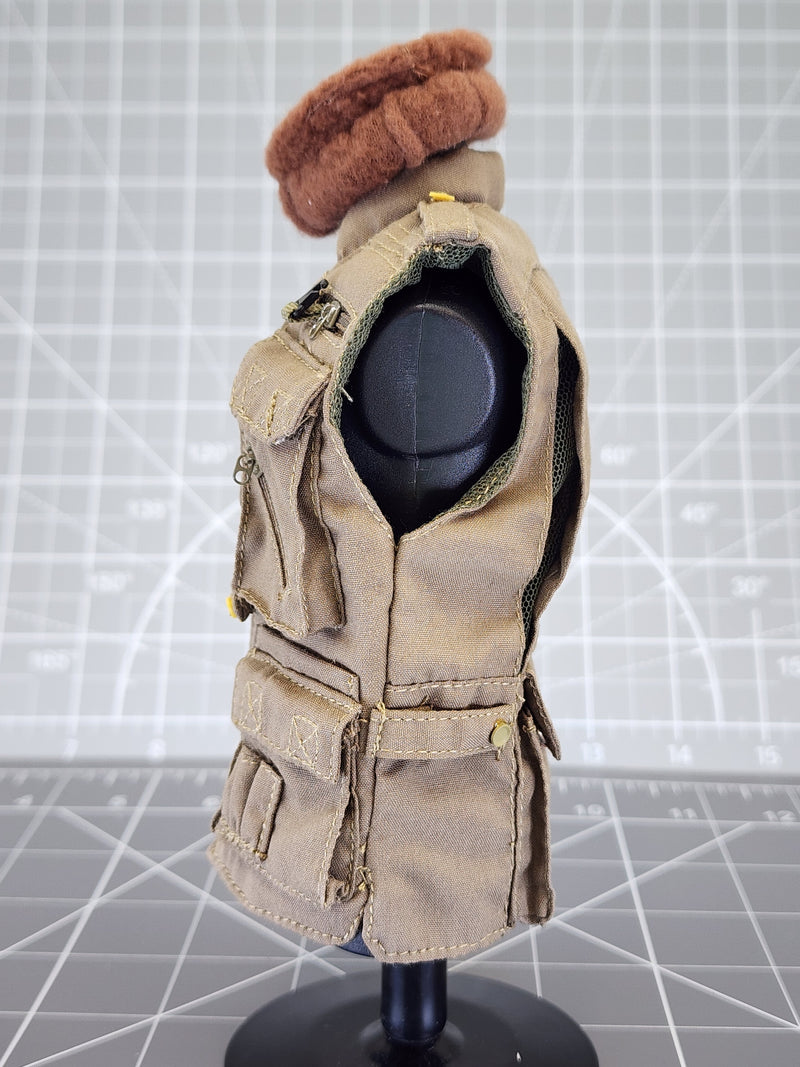 Load image into Gallery viewer, BAM 1/6 PMC DEVGRU OD Green Concealment Vest W/ Pakol Cap Ver. 5 (Hot Toys)
