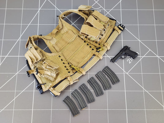 BAM 1/6 PMC Crossdraw Coyote Tan Tach Vest (Playhouse)