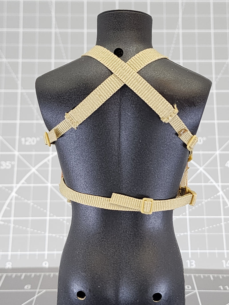 Load image into Gallery viewer, BAM 1/6 Coyote Tan Chest Rig Ammo Carrier (Playhouse)
