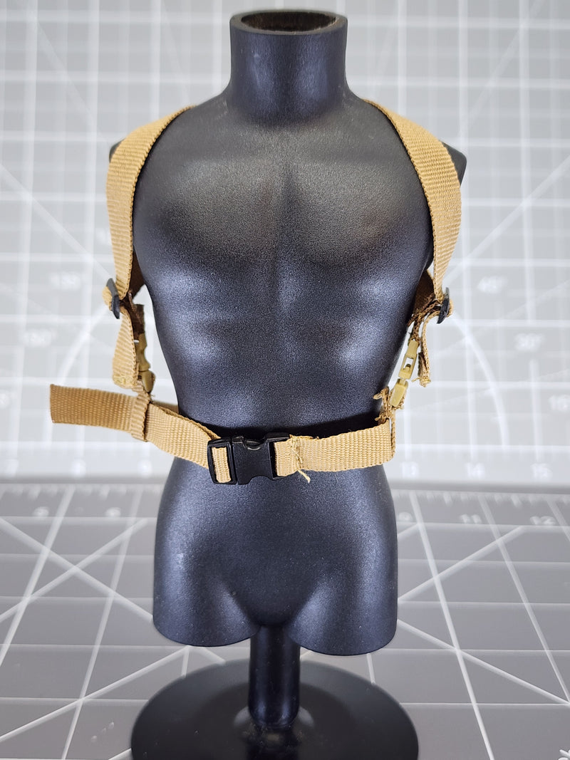 Load image into Gallery viewer, BAM 1/6 Coyote Tan Combat Suspenders

