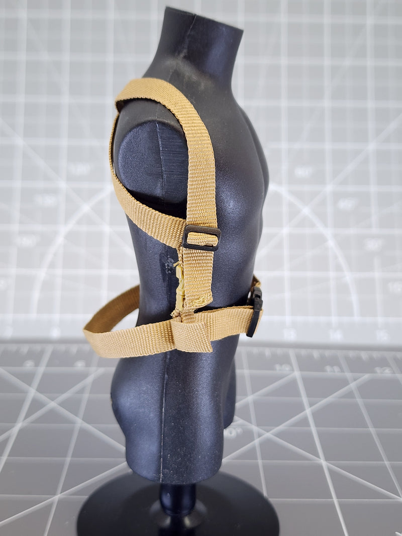 Load image into Gallery viewer, BAM 1/6 Coyote Tan Combat Suspenders
