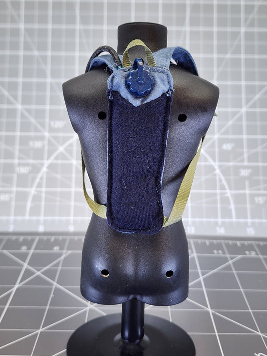 BAM 1/6 Blue Hydration Backpack With Drinking Tube (Dragon)