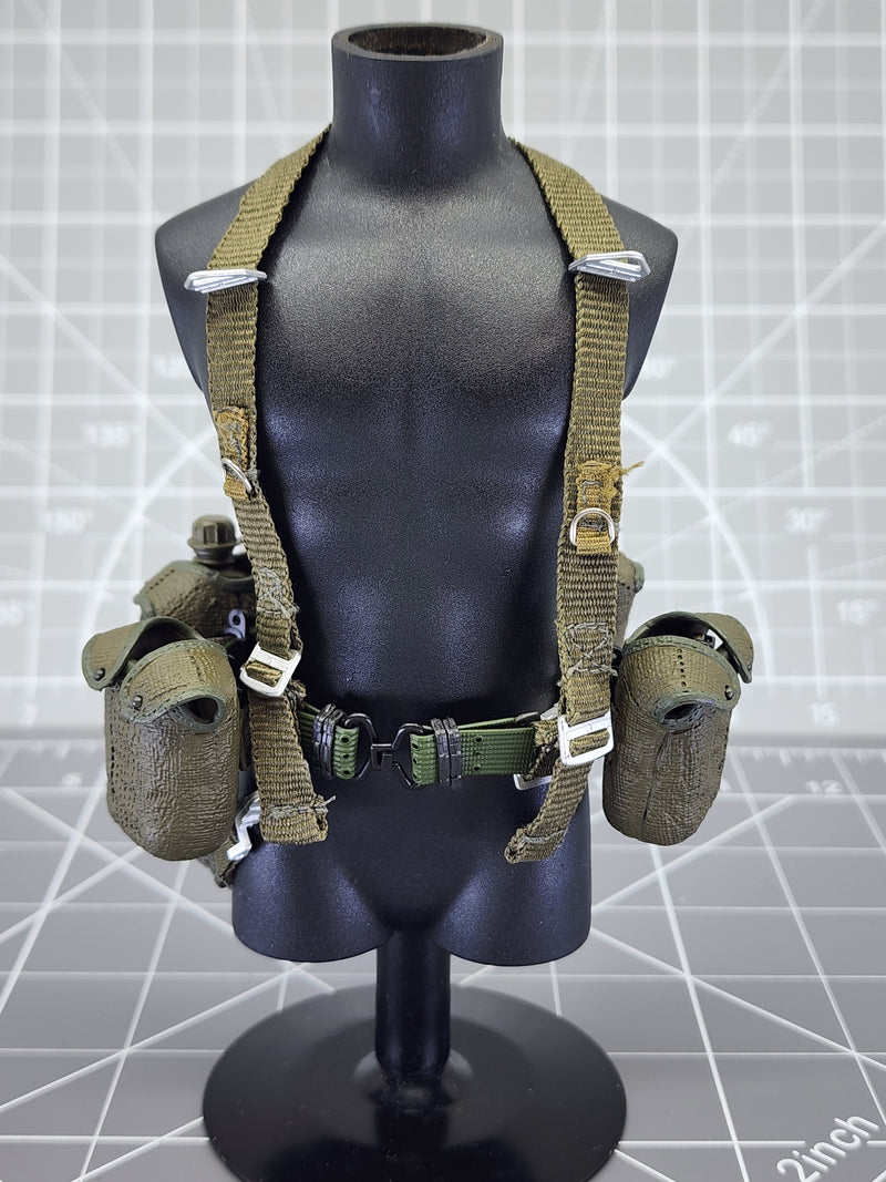 Load image into Gallery viewer, BAM 1/6 Vietnam OD Green STABO Harness
