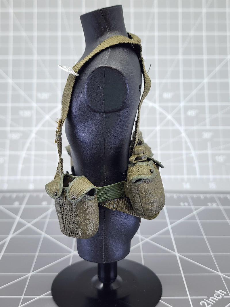 Load image into Gallery viewer, BAM 1/6 Vietnam OD Green STABO Harness
