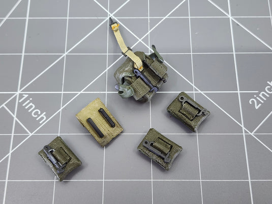 BAM 1/6 Vietnam OD Green Pouch Set Ver. 3 (Dragon)