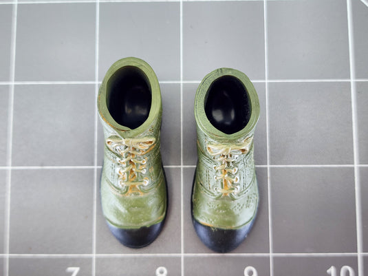 BAM 1/6 Vietnam NVA OD Green Boots (Foot Type) (21 Century)