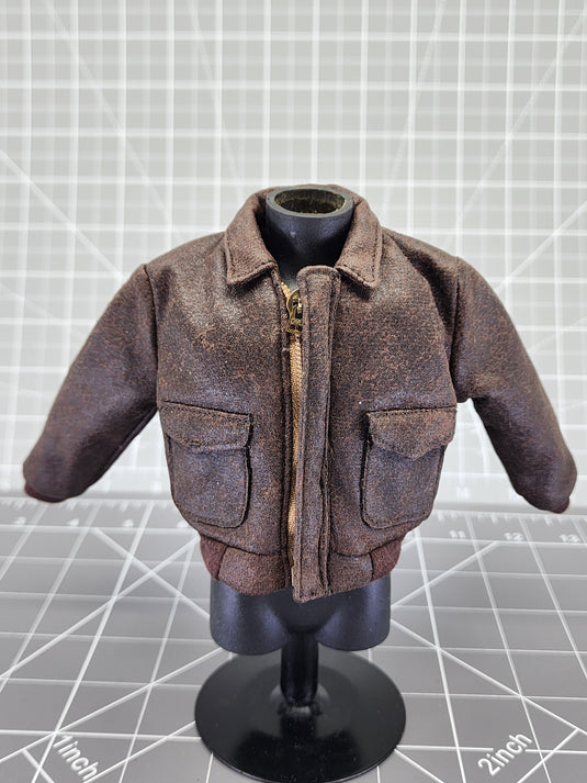 BAM 1/6 Brown Leather Pilot Jacket (Dragon)
