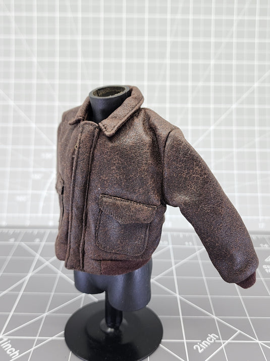 BAM 1/6 Brown Leather Pilot Jacket (Dragon)