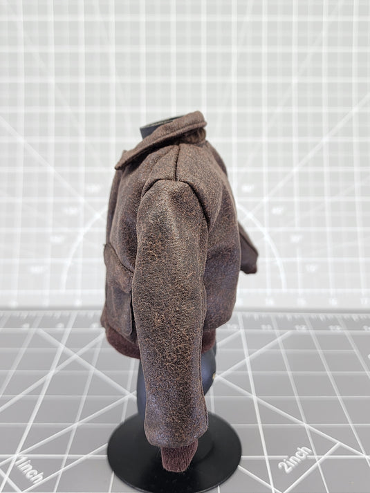 BAM 1/6 Brown Leather Pilot Jacket (Dragon)