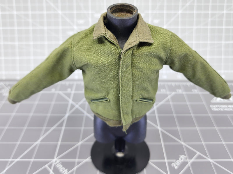 Load image into Gallery viewer, BAM 1/6 OD Green Pilot Bomber Jacket
