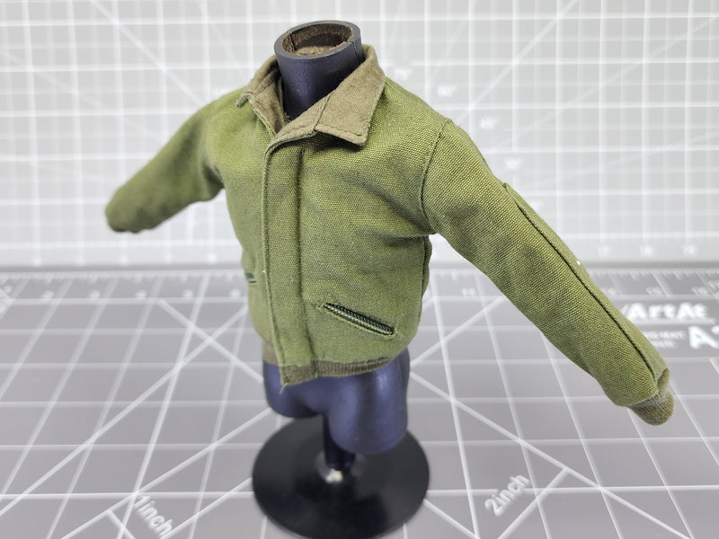 Load image into Gallery viewer, BAM 1/6 OD Green Pilot Bomber Jacket
