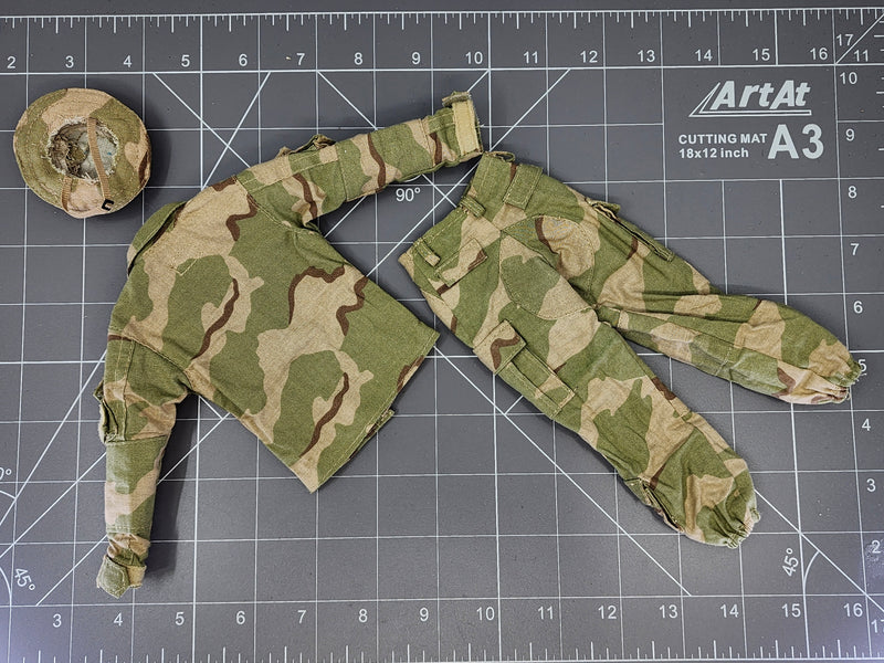 Load image into Gallery viewer, BAM 1/6 3C Desert Camo Uniform W/ Boonie Hat (BBI)
