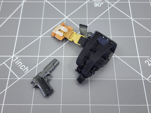 BAM 1/6 1911 Pistol W/ Drop Leg Holster (Toy Soldier)