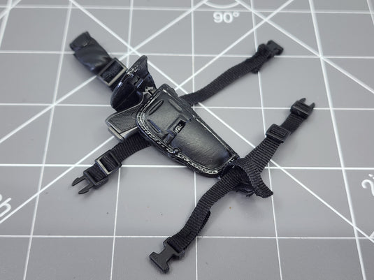 BAM 1/6 M9 Pistol W/ Black Drop Leg Holster (Dragon)
