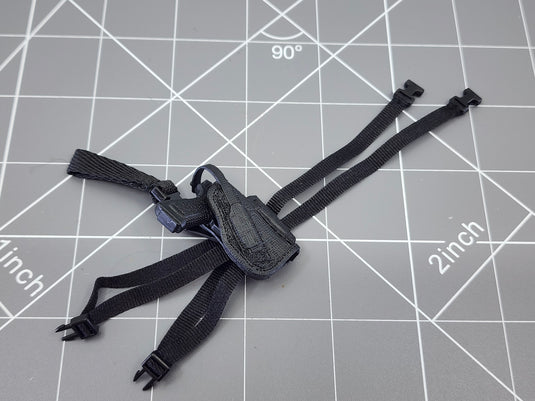 BAM 1/6 Pistol W/ Black Drop Leg Holster