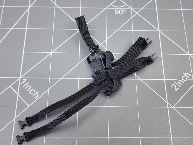 Load image into Gallery viewer, BAM 1/6 Pistol W/ Black Drop Leg Holster
